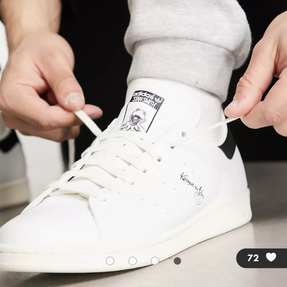 New Adidas Stan Smith x Disney Muppet Babies Kermit the Frog shoes. No box. - Picture 2 of 9